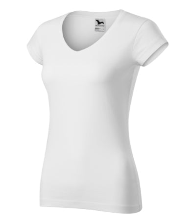 Malfini Fit V-neck T-shirt women’s - white