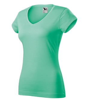 Malfini Fit V-neck T-shirt women’s - mint