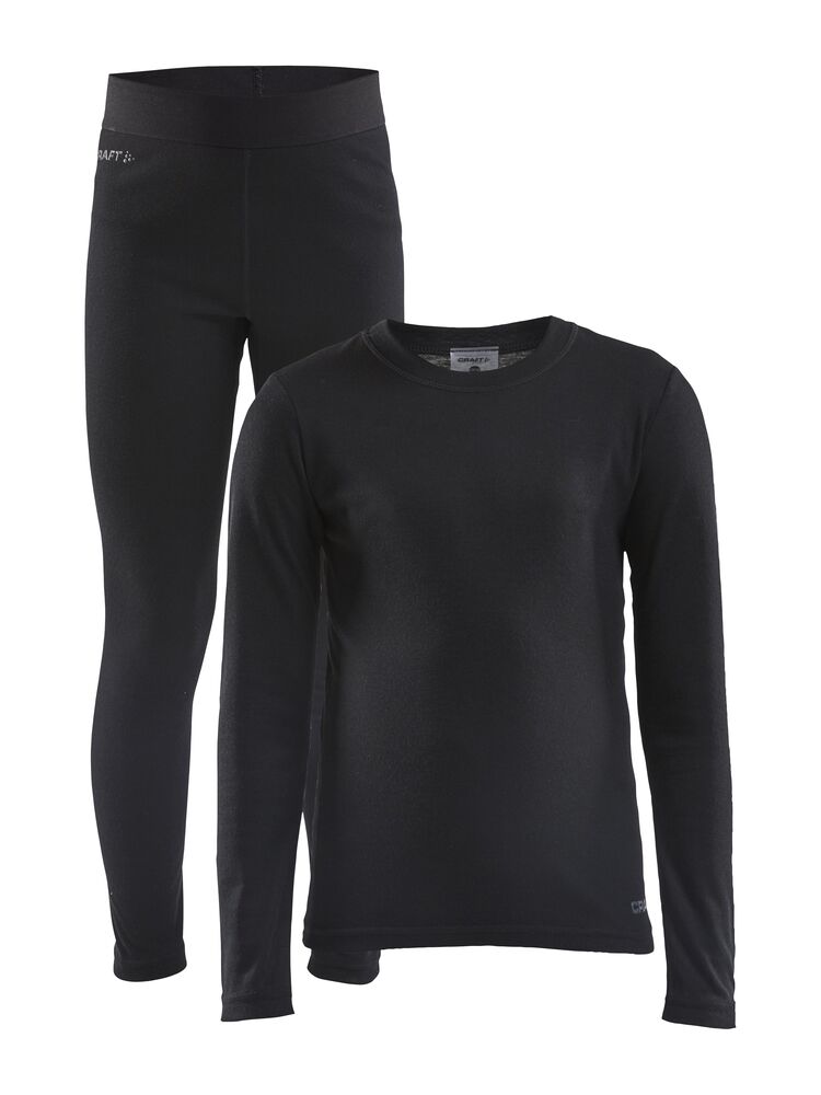 Core Warm Baselayer Set Jr - black