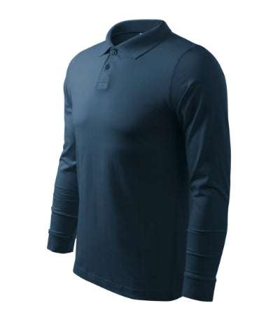 Malfini Single J. LS Polo Shirt men’s - navy blue