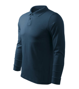 Malfini Single J. LS Polo Shirt men’s - navy blue