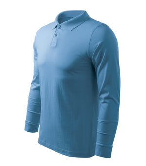 Malfini Single J. LS Polo Shirt men’s - azure blue