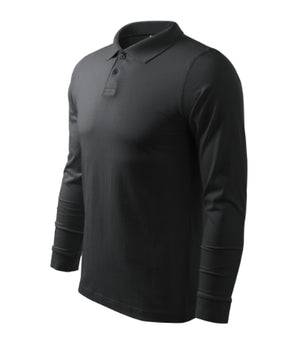 Malfini Single J. LS Polo Shirt men’s - ebony gray