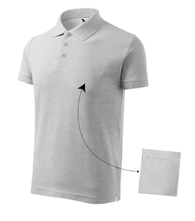 Malfini Cotton Polo Shirt men’s - ash melange