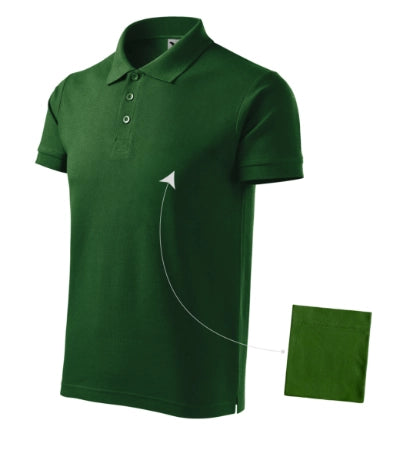Malfini Cotton Polo Shirt men’s - bottle green