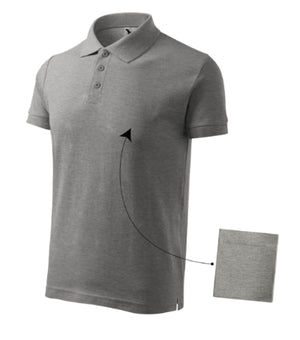 Malfini Cotton Polo Shirt men’s - dark gray melange