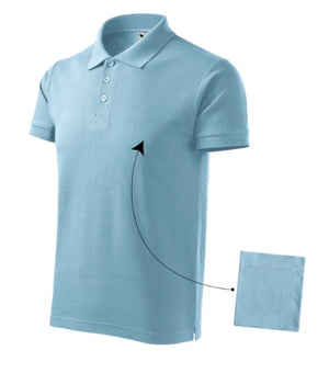 Malfini Cotton Polo Shirt men’s - sky blue