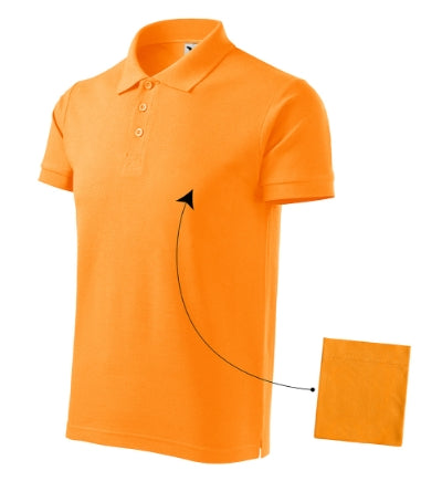 Malfini Cotton Polo Shirt men’s - tangerine orange
