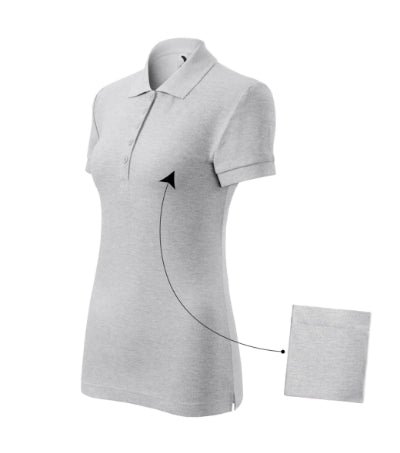 Malfini Cotton Polo Shirt women’s - ash melange