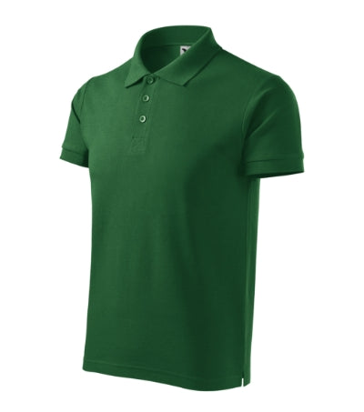 Malfini Cotton Heavy Polo Shirt men’s - bottle green