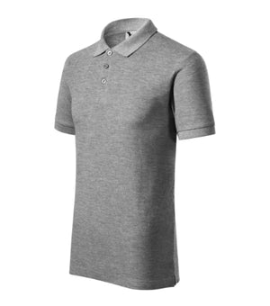 Malfini Cotton Heavy Polo Shirt men’s - dark gray melange