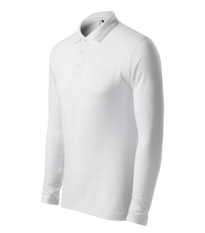 Malfini Pique Polo LS Polo Shirt men’s - white