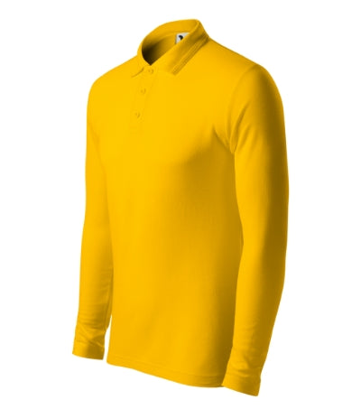 Malfini Pique Polo LS Polo Shirt men’s - yellow