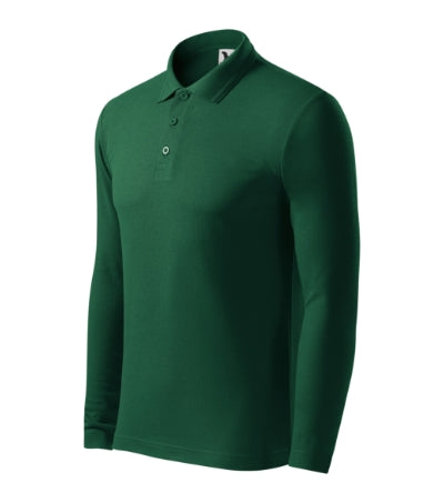Malfini Pique Polo LS Polo Shirt men’s - dark green