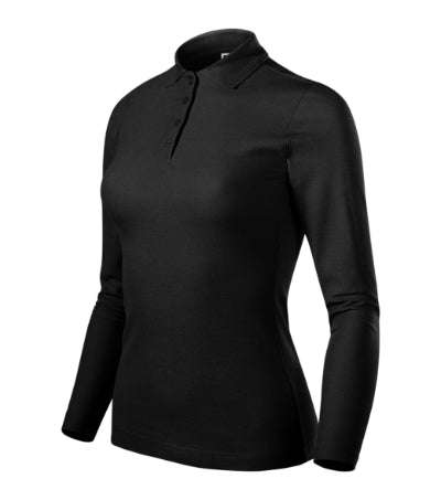 Malfini Pique Polo LS Polo Shirt women’s - black