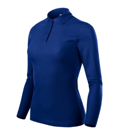 Malfini Pique Polo LS Polo Shirt women’s - royal blue