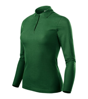 Malfini Pique Polo LS Polo Shirt women’s - bottle green
