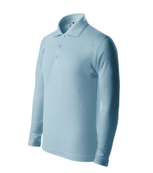 Malfini Pique Polo LS Polo Shirt Kids - sky blue