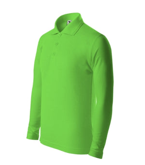 Malfini Pique Polo LS Polo Shirt Kids - apple green