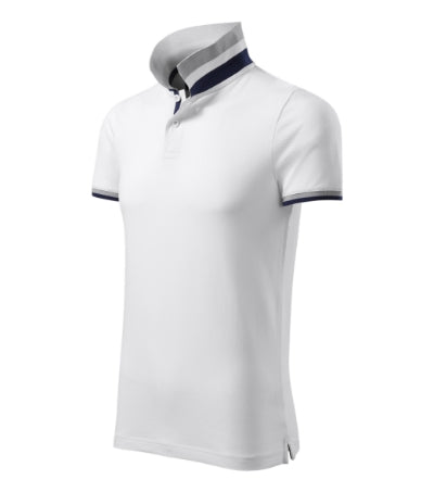 Malfini Collar Up Polo Shirt men’s - white