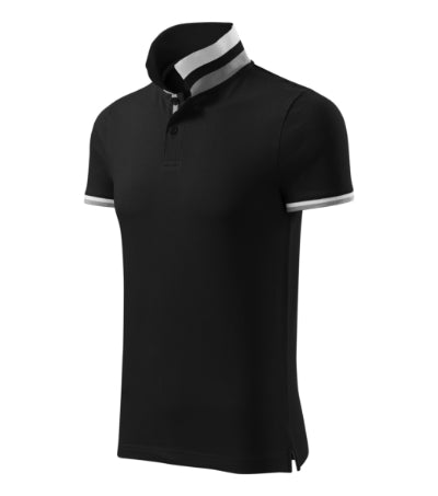 Malfini Collar Up Polo Shirt men’s - black