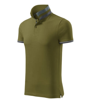 Malfini Collar Up Polo Shirt men’s - avocado green