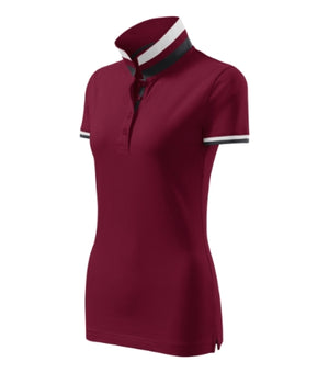 Malfini Collar Up Polo Shirt women’s - garnet