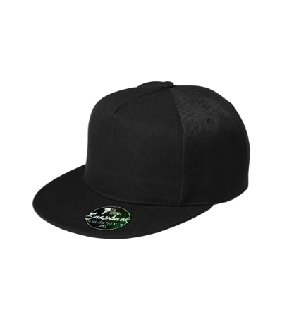 Malfini Rap 5P Cap unisex - black