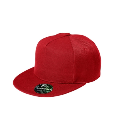 Malfini Rap 5P Cap unisex - red
