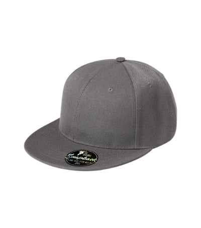 Malfini Rap 6P Cap unisex - antique silver