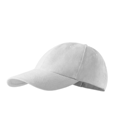 Malfini 6P Cap unisex - white