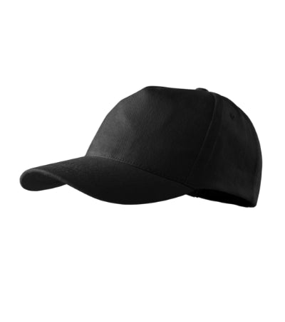 Malfini 5P Cap unisex - black