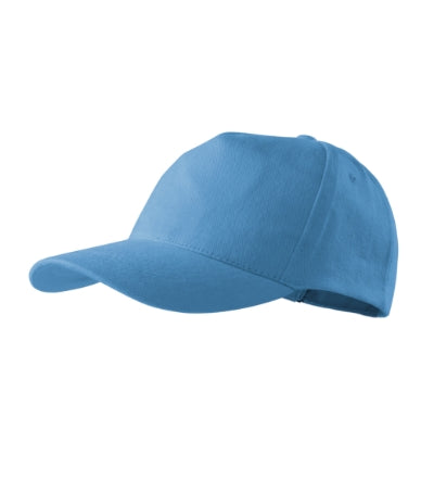 Malfini 5P Cap unisex - azure blue