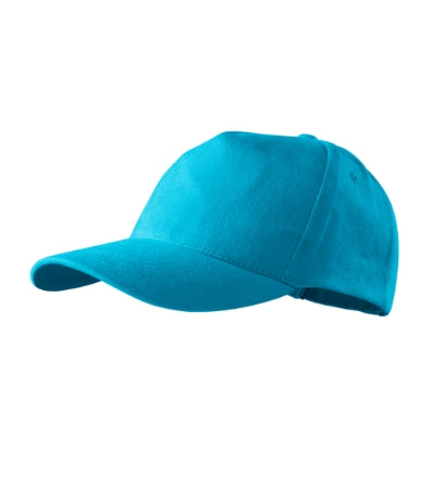 Malfini 5P Cap unisex - blue atoll