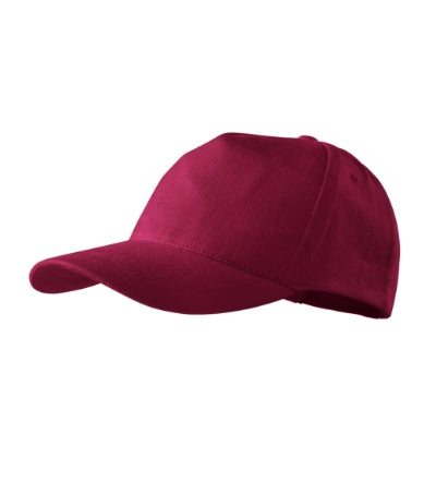 Malfini 5P Cap unisex - garnet