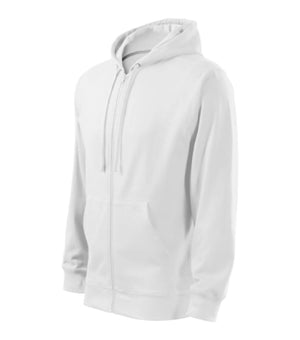 Malfini Trendy Zipper Sweatshirt men’s - white