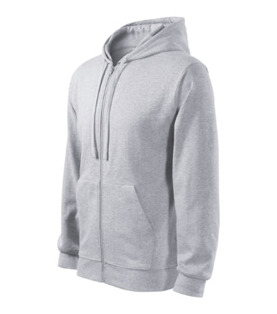 Malfini Trendy Zipper Sweatshirt men’s - ash melange
