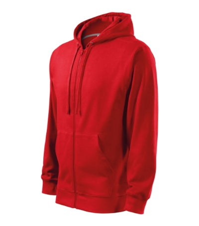 Malfini Trendy Zipper Sweatshirt men’s - red