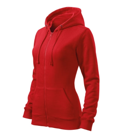 Malfini Trendy Zipper Sweatshirt women’s - red