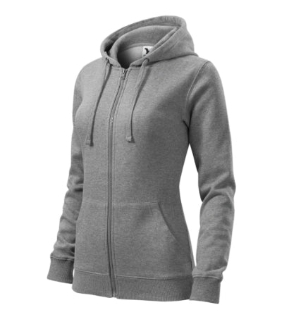 Malfini Trendy Zipper Sweatshirt women’s - dark gray melange