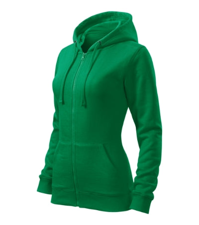 Malfini Trendy Zipper Sweatshirt women’s - kelly green