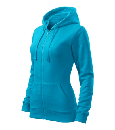 Malfini Trendy Zipper Sweatshirt women’s - blue atoll