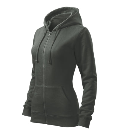Malfini Trendy Zipper Sweatshirt women’s - castor gray