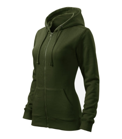 Malfini Trendy Zipper Sweatshirt women’s - military