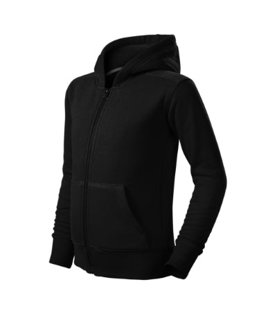 Malfini Trendy Zipper Sweatshirt Kids - black