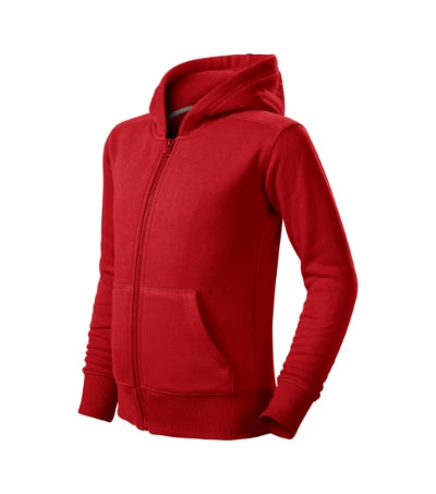 Malfini Trendy Zipper Sweatshirt Kids - red