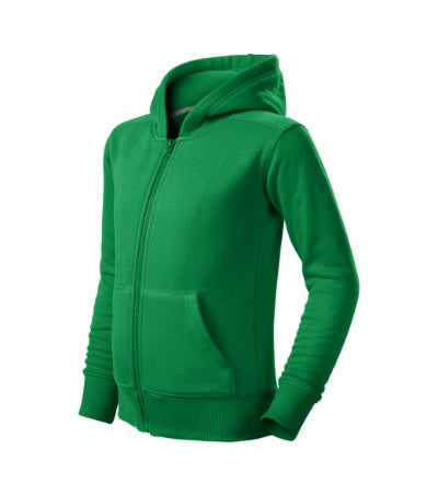 Malfini Trendy Zipper Sweatshirt Kids - kelly green