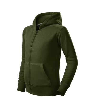 Malfini Trendy Zipper Sweatshirt Kids - military
