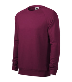 Malfini Merger Sweatshirt men’s - red plum melange