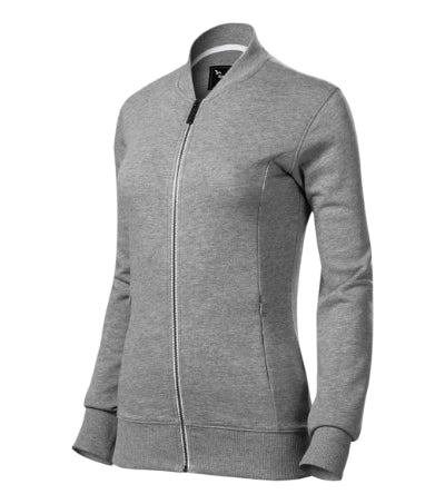 Malfini Bomber Sweatshirt women’s - dark gray melange
